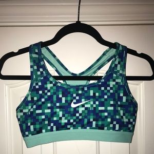 Multi-colored Nike Sports Bra